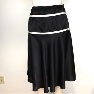 100% Silk Vintage Skirt Anna Carson Size 10